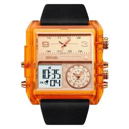 Наручний годинник Skmei 2020AR Amber-Transparent (1080-1826)