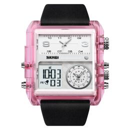 Наручний годинник Skmei 2020PK Pink-Transparent (1080-1830)