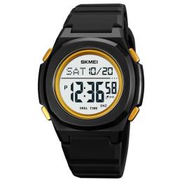 Наручний годинник Skmei 2023BKGD-WT Black-Gold White (1080-1835)