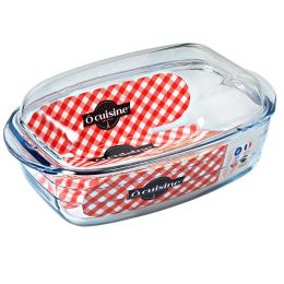 Форма для запікання O CUISINE 466AC00/1643 4.3л + 2.2л Transparent