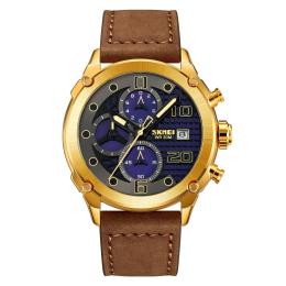 Наручний годинник Skmei 2051GDBN Gold Brown (1080-1896)