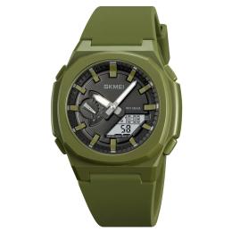 Наручний годинник Skmei 2091AGWT Army Green White (1080-2048)