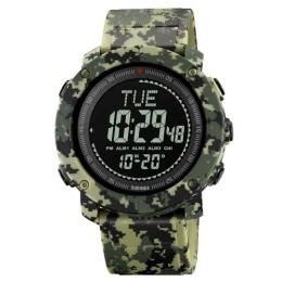 Наручний годинник Skmei 2095CMGN Compass Camo Green (1080-2582)