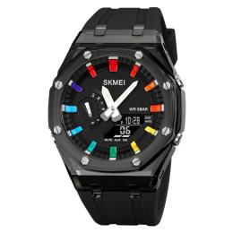 Наручний годинник Skmei 2100BKBK Black (1080-1863)