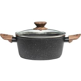 Каструля Holmer Natural 4,2л Black (CR-1342-FAMWL)