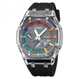 Наручний годинник Skmei 2100BKGY Black Gray (1080-1864)