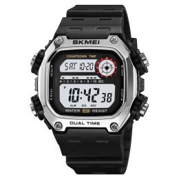 Наручний годинник Skmei 2126SIBK Silver Black (1080-2872)