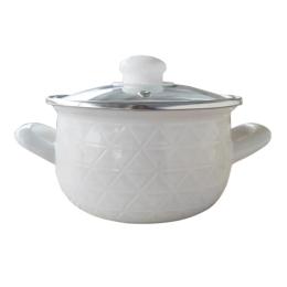 Каструля GUSTO Хурделиця GT-T-116-BL White 2.1 л