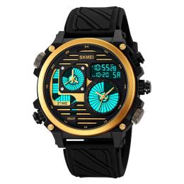 Наручний годинник Skmei 2202PBKGD Black Gold (1080-2513)