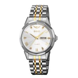 Наручний годинник Skmei 2291TGDWT Silver-Gold-White (1080-2482)