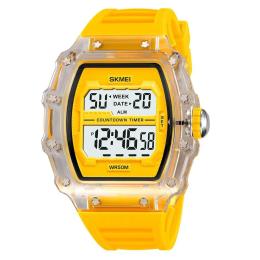 Наручний годинник Skmei 2296WTYL White Yellow (1080-2519)