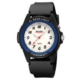 Наручний годинник Skmei 2433BKBUAC Namber Black Blue (1080-3036)