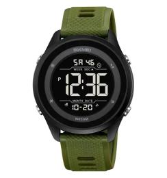 Наручний годинник Skmei 2498PAGBK Army Green-Black (1080-3172)