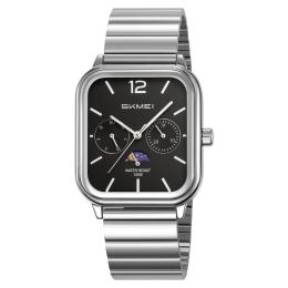 Наручний годинник Skmei 2509SIBK Silver Black (1080-3214)