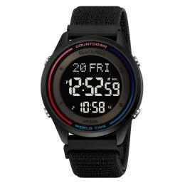 Наручний годинник Skmei 2412NBK Nylon Black (1080-2786)