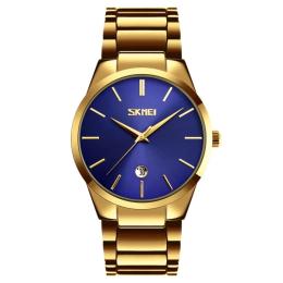 Наручний годинник Skmei 9140GDBU Gold Blue (1080-1031)