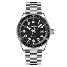 Наручний годинник Skmei 9232SSIBK Silver/Black-steel strap (1080-2350)