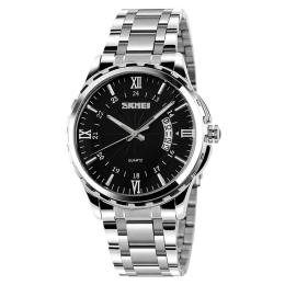 Наручний годинник Skmei 9069SIBK Silver Black (1080-1594)