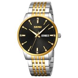 Наручний годинник Skmei 9323TGDBK Silver/Gold-Black (1080-2357)