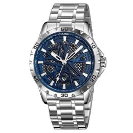 Наручний годинник Skmei 9337SIBU Blue Silver (1080-2566)