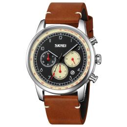Наручний годинник Skmei 9318BEBN Beige Brown (1080-2358)