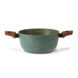 Каструля TVS Natura Induction 24 см 2 л Green