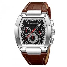 Наручний годинник Skmei 9357SIBN Silver Brown (1080-2958)