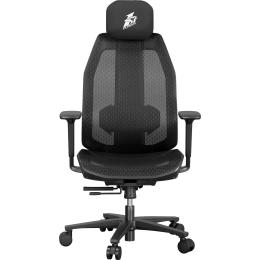 Ігрове крісло 1STPLAYER Ergo Aero Black (ERGO-AR-BK)