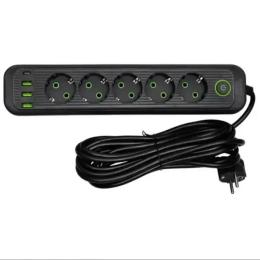 Мережевий фільтр YiWu HP-5-54 Black