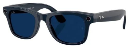 Смартокуляри Ray-Ban Meta Wayfarer Gen2 Standard Shiny Cosmic Blue Frame/Sapphire Transitions Lenses (RW4012 6628MF 50-20)