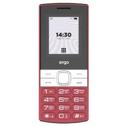 Кнопковий телефон Ergo B185 Red