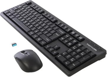 Комплект клавіатура та миша A4Tech FG1200 Wireless Black UKR (4711421003186)