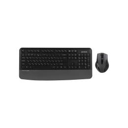 Комплект клавіатура та миша A4Tech FG2500S Plus Wireless Gray UKR (4711421003261)