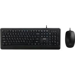 Комплект клавіатура та миша AOC KM220B USB Black UKR (KM220B/97)