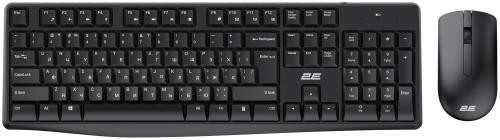 Комплект клавіатура та миша 2E MK390 WL Black (ENG/UKR)