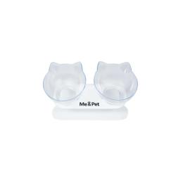 Годівниця подвійна прозора Me&amp;Pet NMP060 Transparent