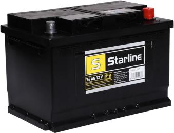 Автомобільний акумулятор Starline 12В 74Агод 680A R Plus (BA SL 74P)