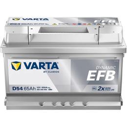 Автомобільний акумулятор Varta Dynamic EFB 12В 65Аг 650А R Plus (565500065)