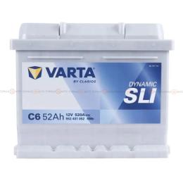 Автомобільний акумулятор Varta Dynamic SLI 12В 52Аг 520А R Plus (552401052)