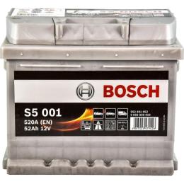 Автомобільний акумулятор Bosch S5 12В 52Агод 520А R Plus (0 092 S50 010)