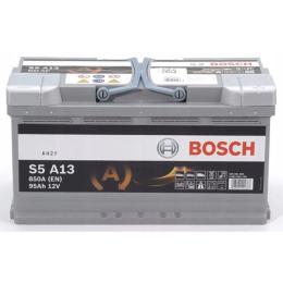 Автомобільний акумулятор Bosch S5 AGM 12В 95Агод 850А R Plus (0 092 S5A 130)