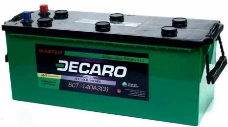 Автомобільний акумулятор Decaro 140Ah-12v MASTER L EN900 (6СТ-140 А3 (3) M)