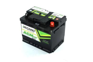 Автомобільний акумулятор Decaro 60Ah-12v AGM Start-Stop R EN680 (6СТ-60 (0) AGM)