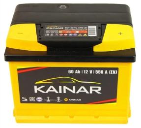 Акумулятор автомобільний KAINAR STANDART 60Ah Ев (-/+) (550EN) (0602610120)