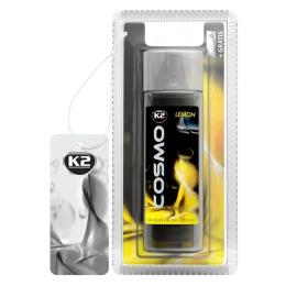 Автомобільний ароматизатор K2 Cosmo Lemon з картонною підвіскою 50 мл (V205)