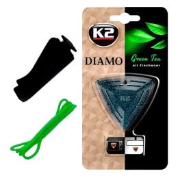 Автомобільний ароматизатор K2 Diamo Green Tea 15 г (V88ZHE)