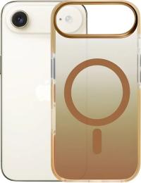 Чохол-накладка BeCover FIBRA Shock-Proof case with MagSafe для Apple iPhone 17 Air Gold (715455)