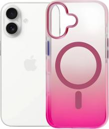 Чохол-накладка BeCover FIBRA Shock-Proof case with MagSafe для Apple iPhone 17 Pink (715447)
