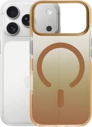 Чохол-накладка BeCover FIBRA Shock-Proof case with MagSafe для Apple iPhone 17 Pro Gold (715463)