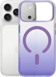 Чохол-накладка BeCover FIBRA Shock-Proof case with MagSafe для Apple iPhone 17 Pro Max Light Purple (715472)